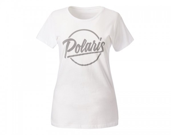 Polaris Damen Script T-Shirt weiß
