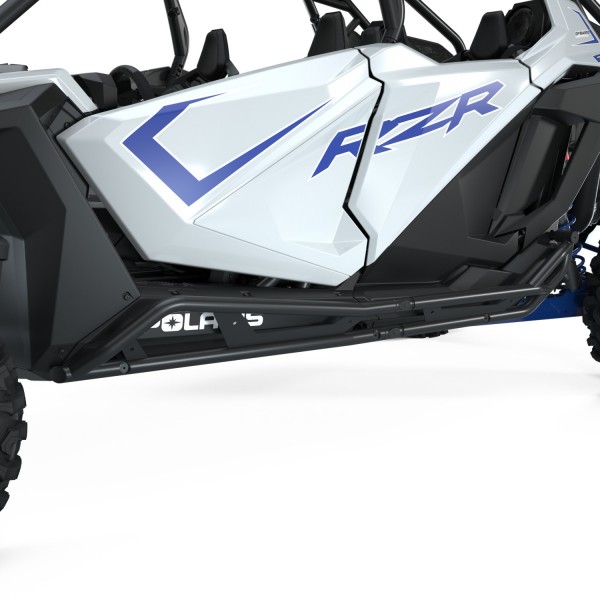 RZR PRO 4 Rock Sliders Kick-Out Matte Black