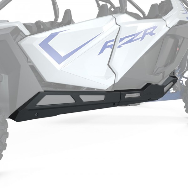 RZR PRO 4 Rock Sliders Low Profile Matte Black