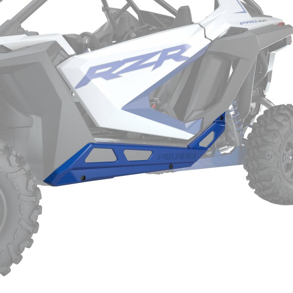 RZR PRO Rock Sliders Low Profile Blue Metallic